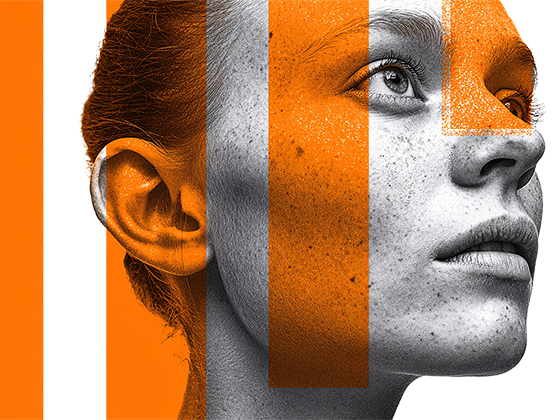 Men walking through an office