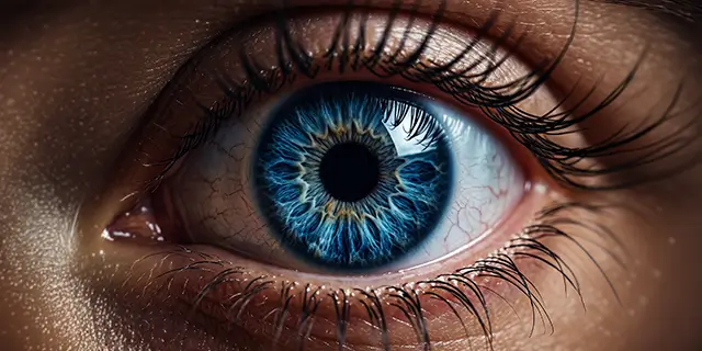 Close up of eye
