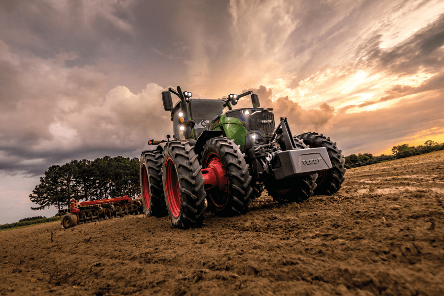 Photo of combine harvester