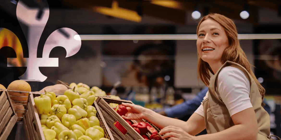 Picture of women buying fruit and veg