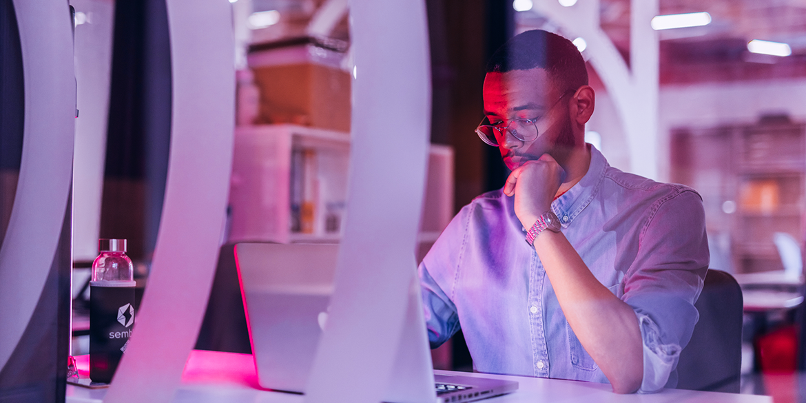 Evolution of man with a tennis racket