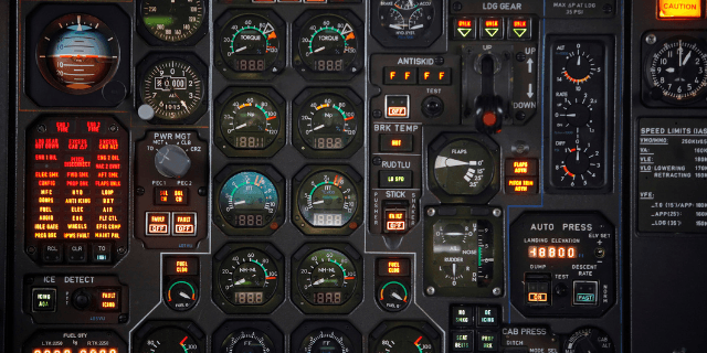 Aircraft instrument panel