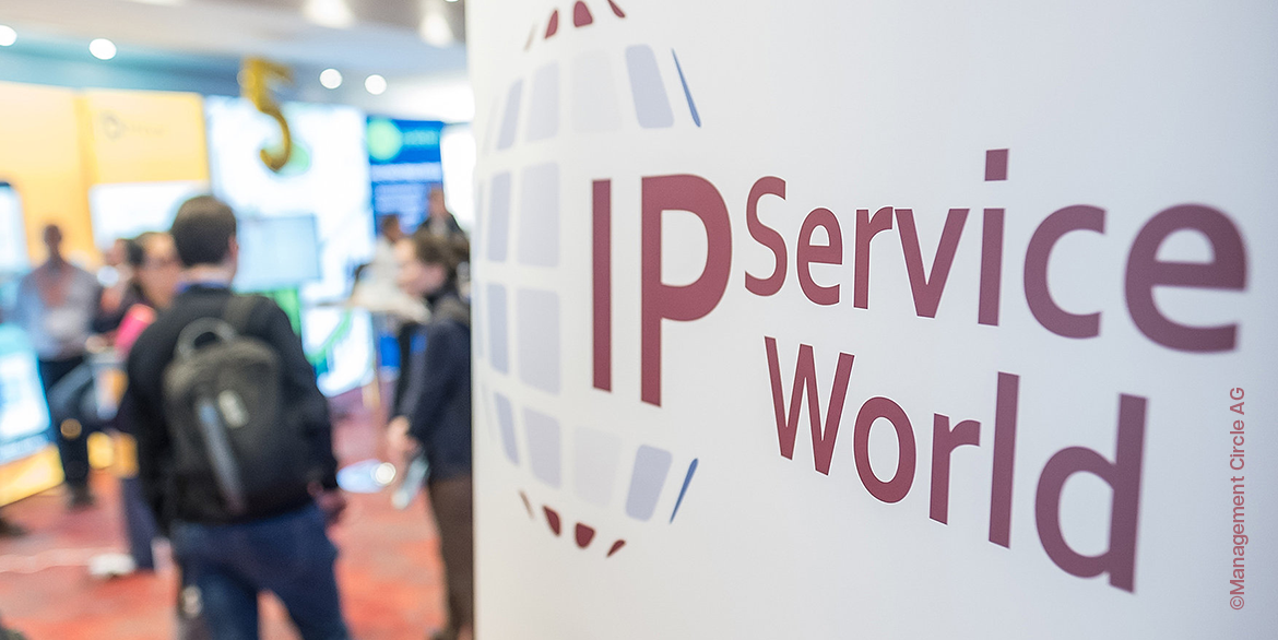 Image of the IP Service World logo