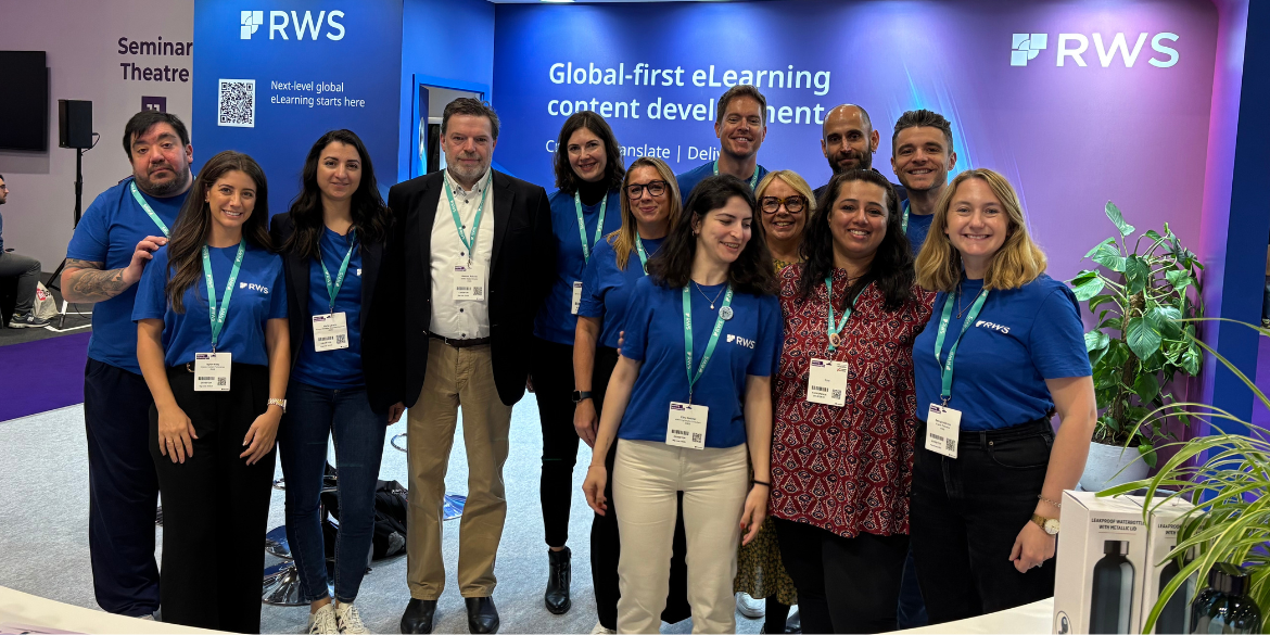 The RWS team at the recent LT25 event for learning and development professionals